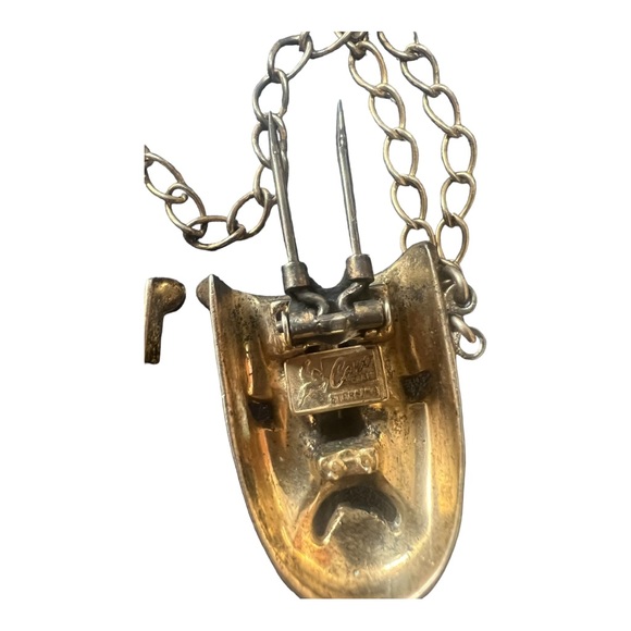 Coro Craft Vintage/Rare Sterling Silver Comedy Tragedy Masks - Picture 3 of 4